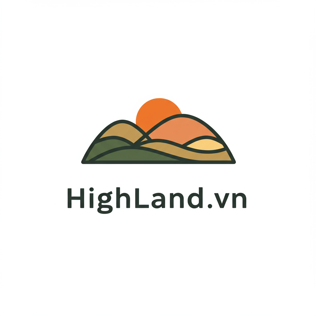 Túi tote vải canvas in logo Highland